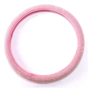 CUBRE VOLANTE FEM ROSA STRASS