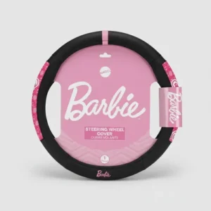 CUBRE VOLANTE BARBIE NEGRO/ROSA 005