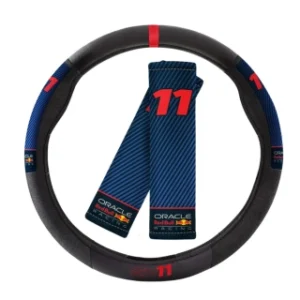 RED BULL CUBRE VOLANTE/CUBRE CINTURON BLACK RED