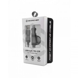 SCORCHER CABLE TIPO C CON ADAPTADOR 1M