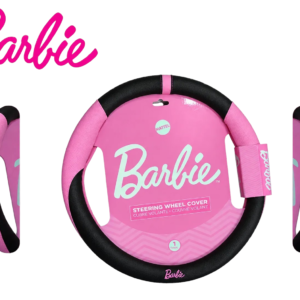 CUBRE VOLANTE BARBIE NEGRO/ROSA 004